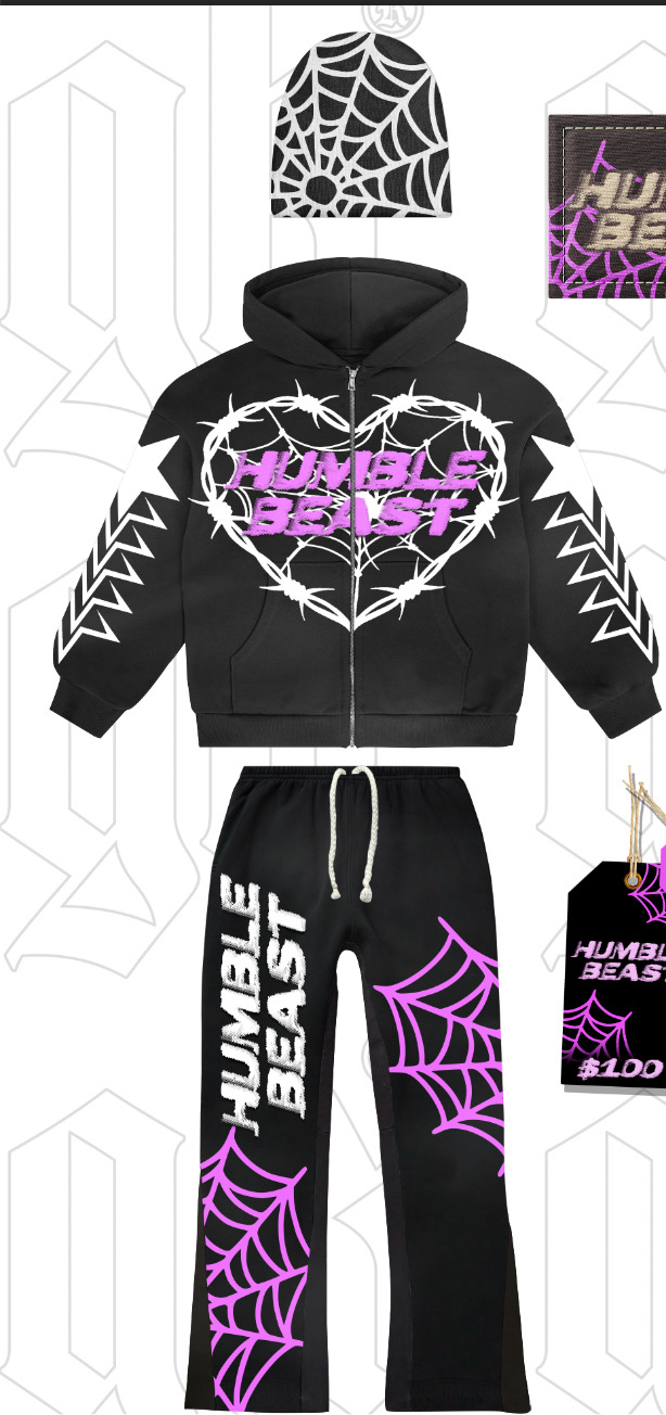 **Pre-Order** “Heart Trap” Sweatsuits