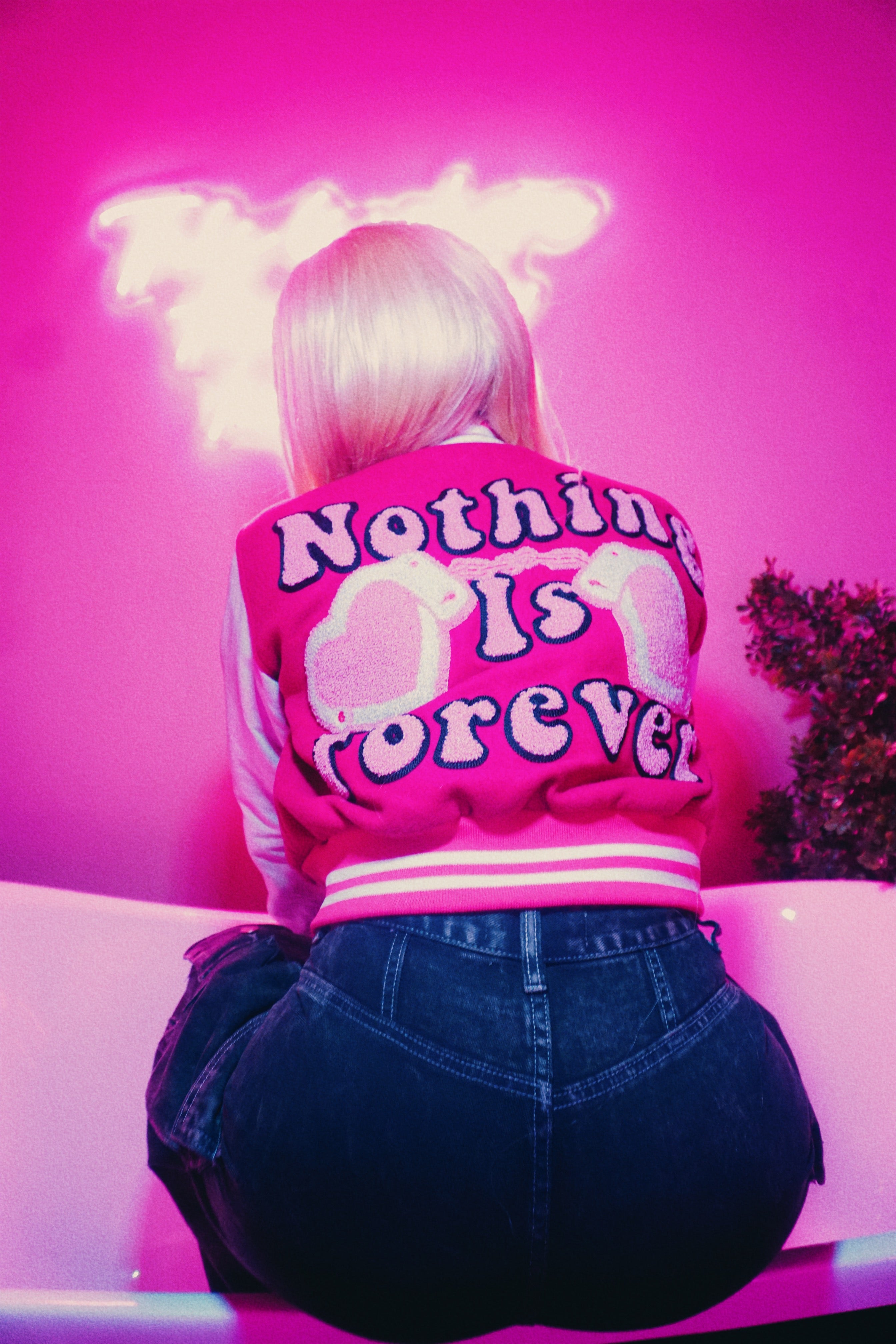 “Nothing is Forever” Varsity Jacket