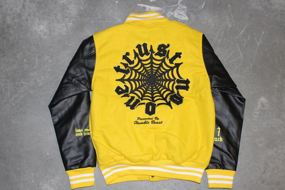 Black & Yellow Varsity Jacket -  Sweden